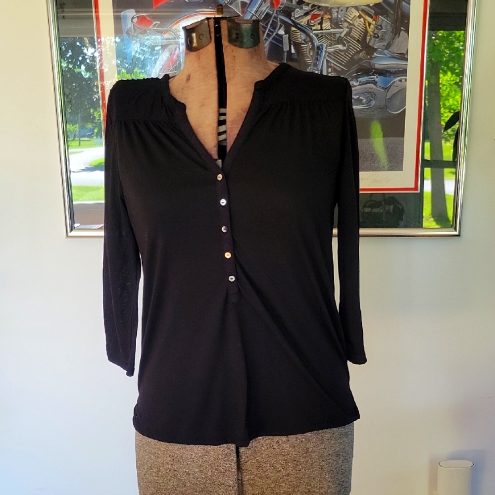 H & M Top, XS, Black
